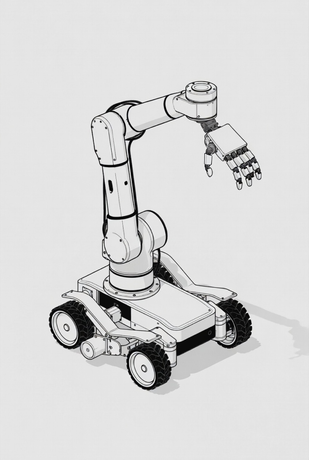 Handme Bot — hardware assembly